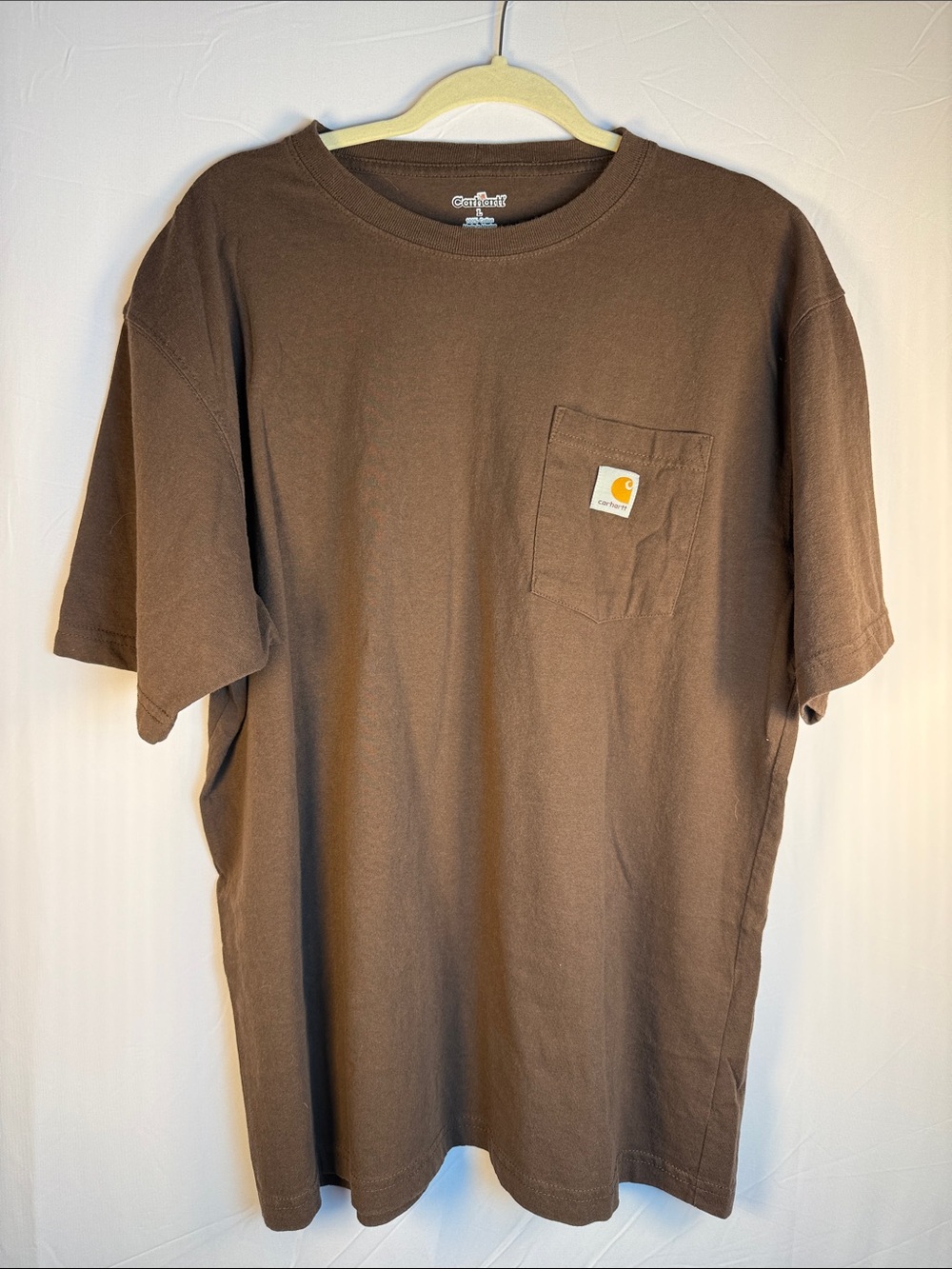 Carhartt Brown Short-Sleeve Pocket Tee